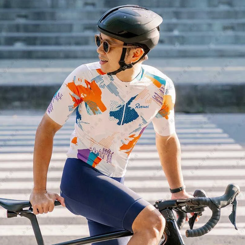 

Rvouei Cycling Jersey MTB Jerseys Ultra Thin Fabric Shirts Summer Road Bike Downhill Bicycle Wear Bike Shirts Maillot Ciclismo