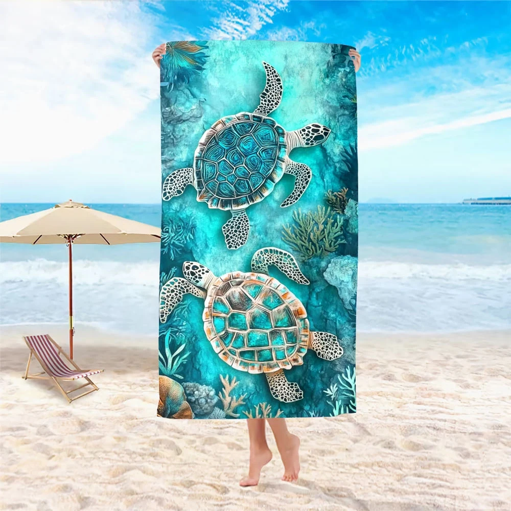 1pc Extra Large Quick Dry Sand Free Lightweight Microfiber Beach Towel Ideal for Adults Travel Outdoor Swim Pool Yoga Surf Gear