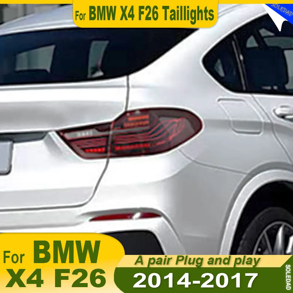 

Автомобильный светодиодный задний фонарь для BMW X4 F26 2014-2017 гг. Задний фонарь в сборе xDrive Модифицированный CSL Стайлинг Задний указатель поворота Стоп-сигналы 2 шт.