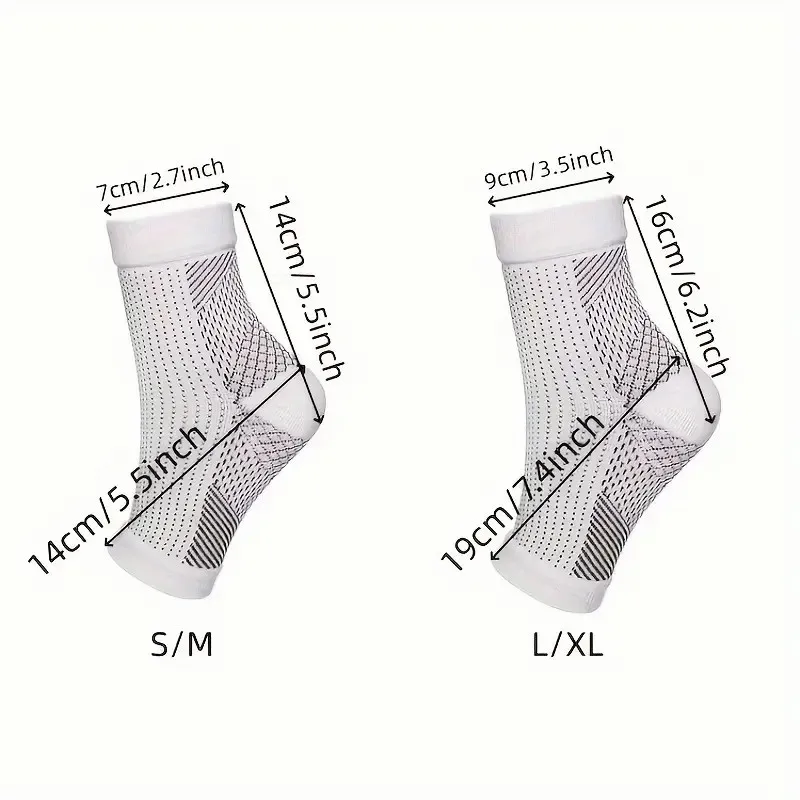 1/3 Paar modische Sport-Schweißabsorbierende, atmungsaktive Kompressionssocken, Linderung, Sprunggelenkunterstützung, Unisex-Drucksocken