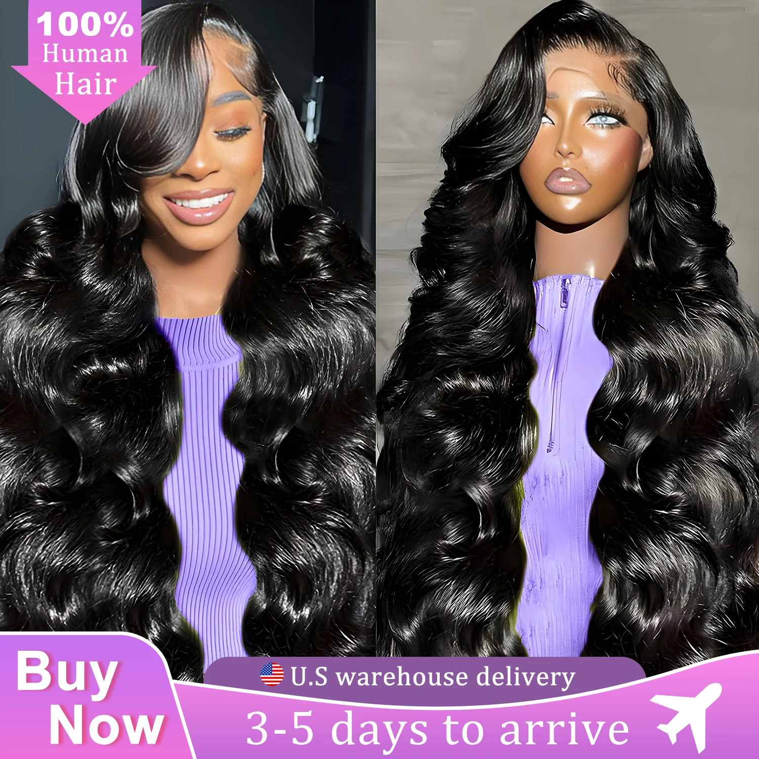 

Парик с волнистыми локонами и прозрачной HD-основой 13x6, 220% плотность, из бразильских натуральных волос, с предварительно выщипанными деталями Baby Hair, для женщин