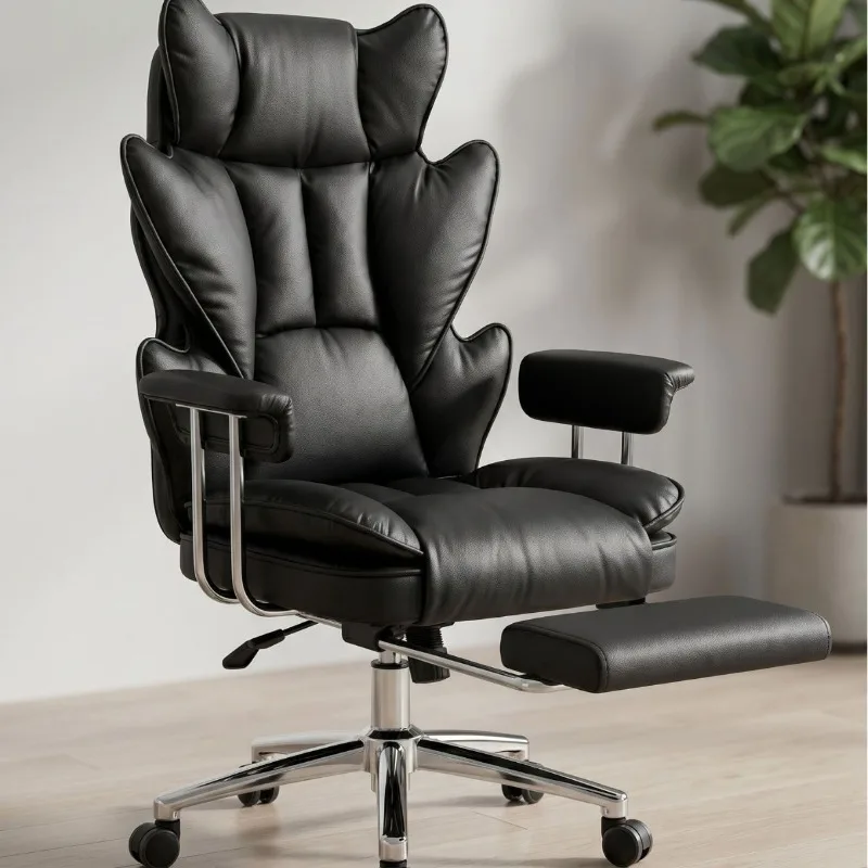Computer chair Home office chair, seat Ergonomic chair Waist support Sedentary and comfortable backrest Study chair Recliner
