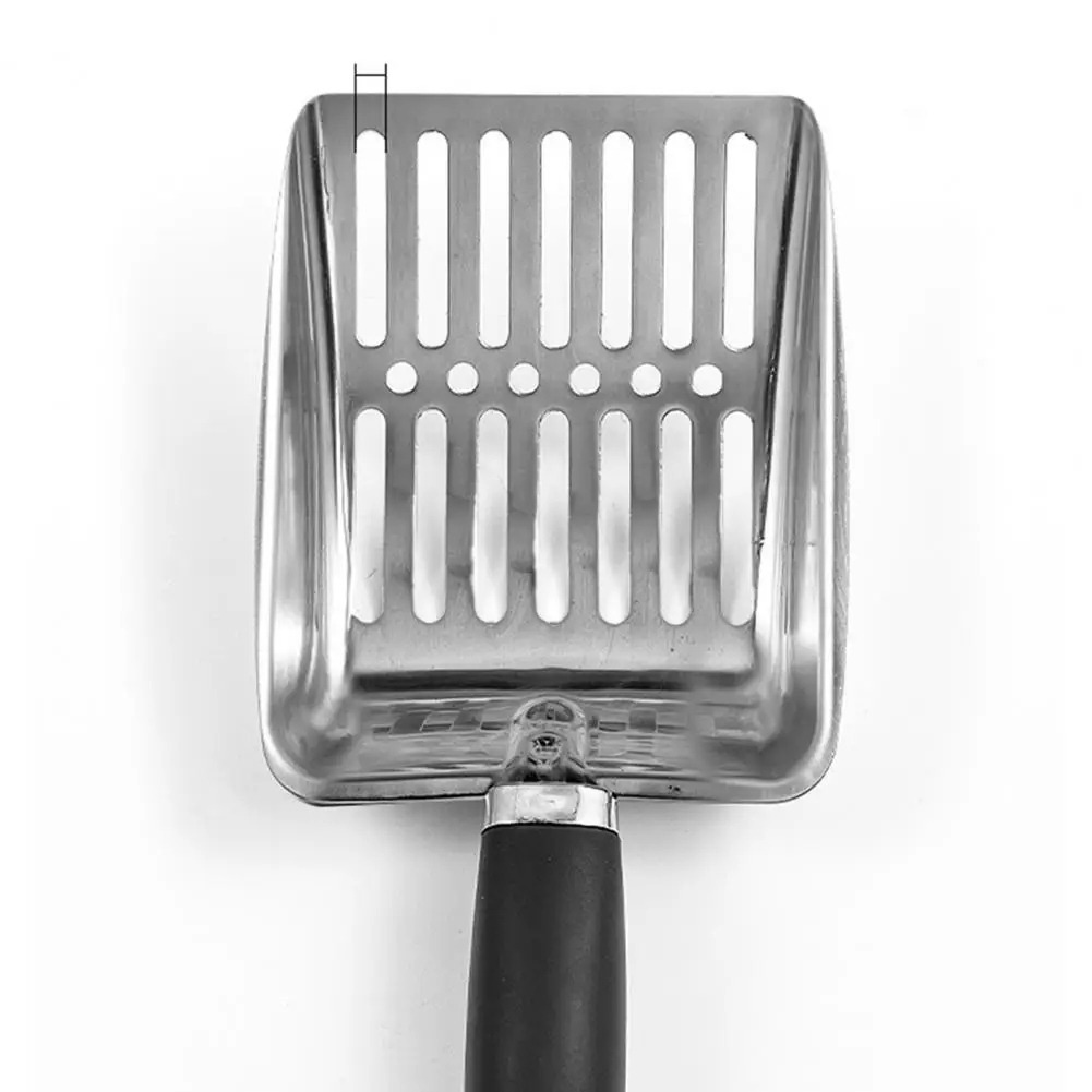 Rust-resistant Litter Scoop Durable Stainless Steel Cat Litter Scoop with Non-slip Handle Easy-to-clean for Cat for Efficient