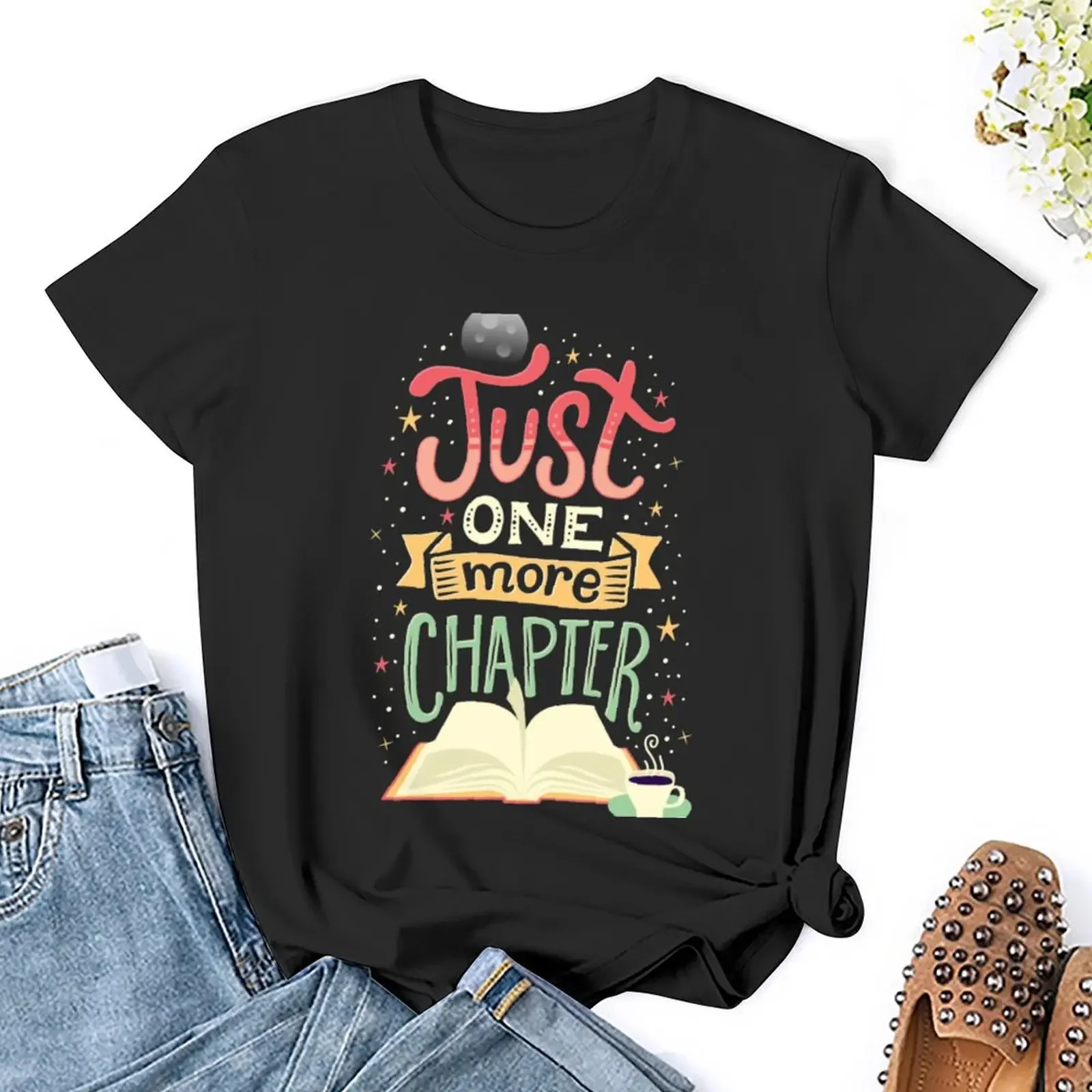 One More Chapter T-Shirt animal print shirt for girls summer clothes lady clothes oversized funny t shirts for Women