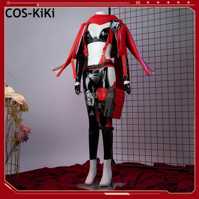

COS-KiKi NIKKE The Goddess Of Victory Little Red Riding Hood Game Suit Cool Cosplay Costume Halloween Party Role Play Outfit