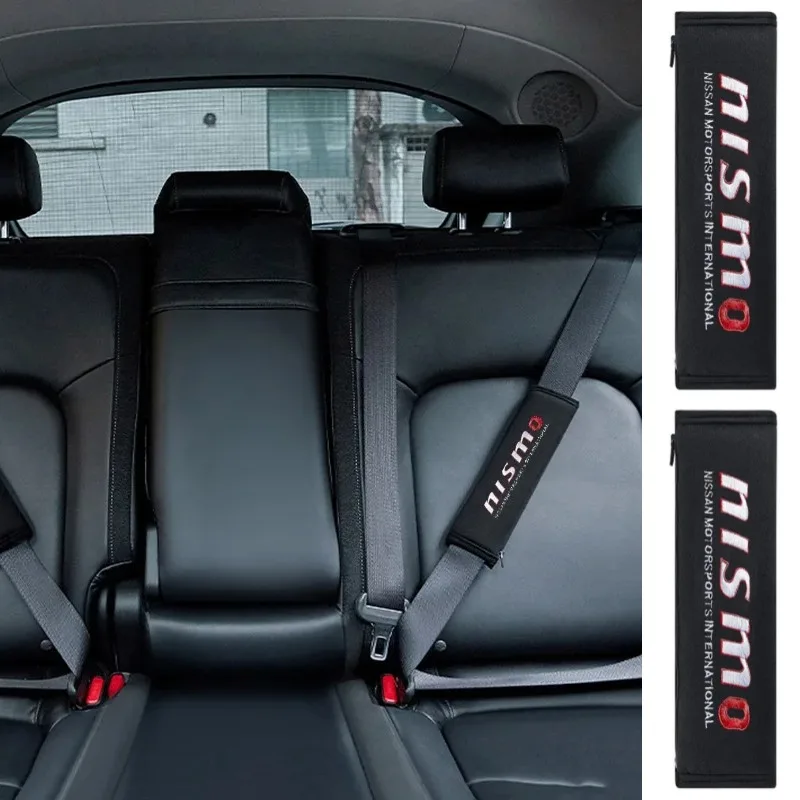 

2pcs Car Shoulder Protection Seat Belt Cover for Nissan Nismo X Trail GTR Altima Qashqai Murano Almera Navara Juke Accessories