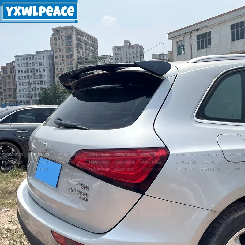 Dla Audi Q5 2010-2017 Spoiler dachowy Wysokiej jakości materiał ABS Niepomalowany kolor Tylne skrzydło bagażnika Zestaw karoserii Akcesoria