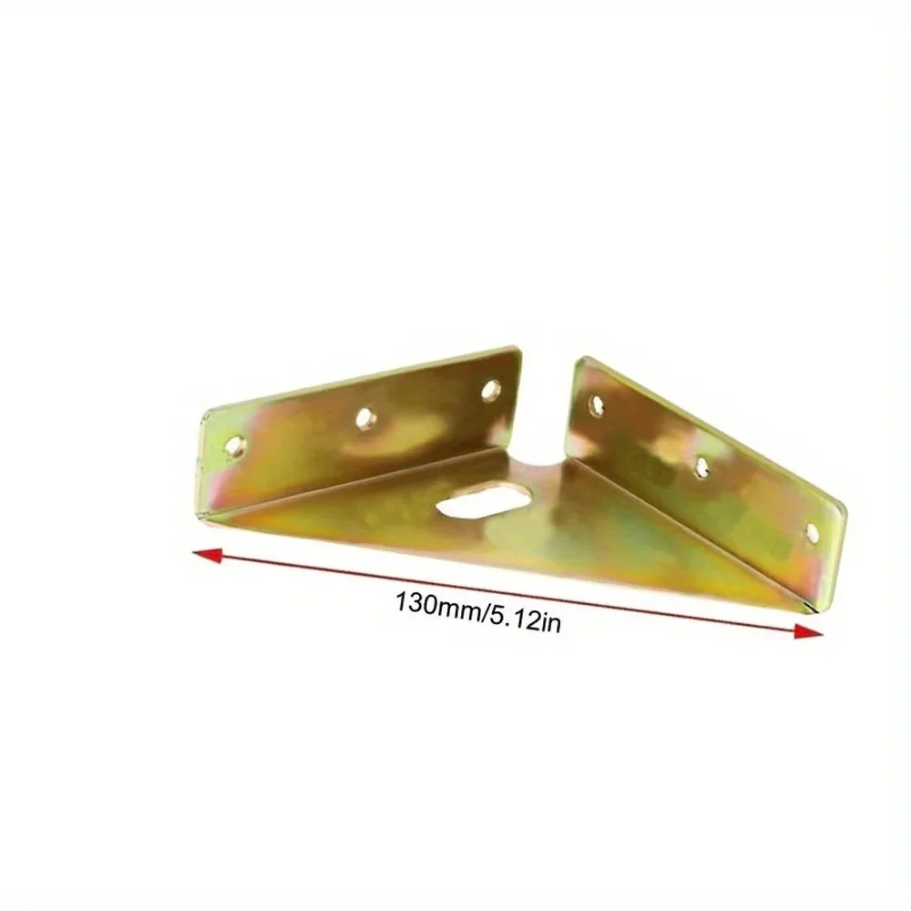 10Pcs 90 Degree Stainless Steel Flat Corner Brace Heavy Duty Right Angle Shelf Bracket for Cabinet Furniture Joint Support