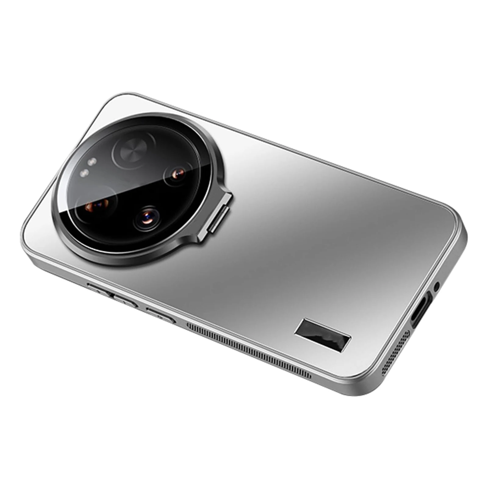 

Противоударный чехол-подставка из твердого поликарбоната для Xiaomi 17 Ultra с полной защитой объектива, тонкий