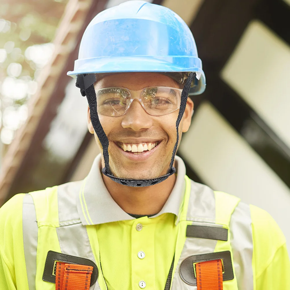 3 قطع من حزام الذقن للقبعة الآمنة، حزام عالمي قابل للتعديل للبعة الصلبة، مقاوم للاهتراء، خفيف الوزن، آمن