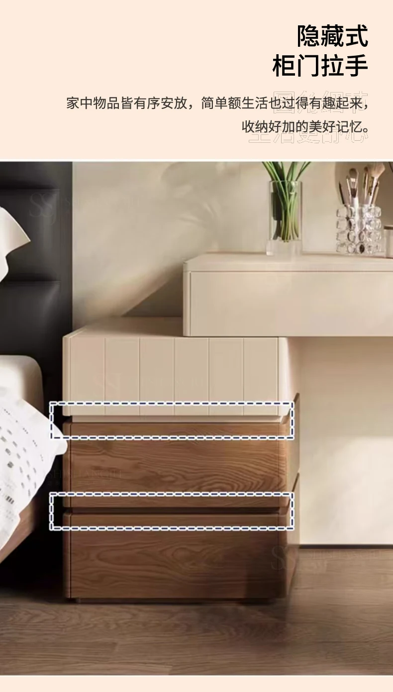 Mesa de cabeceira, cômoda, penteadeira integrada, cômoda de canto, cômoda de canto