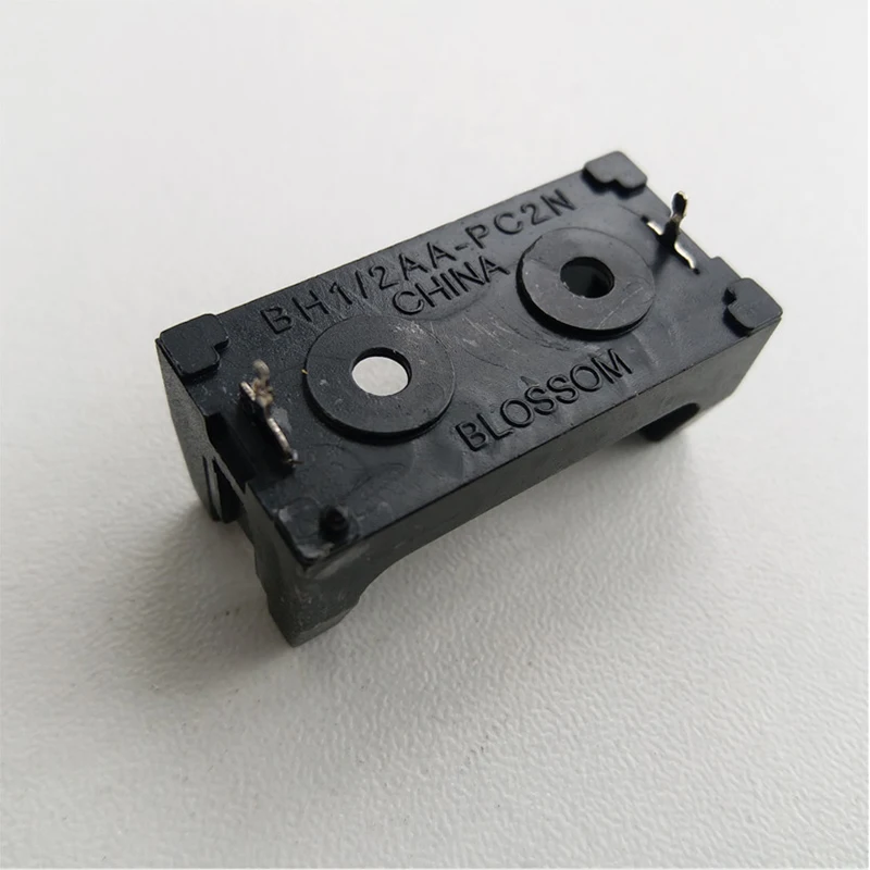 1 Stück 1aa Batterie kasten er14250 Lithium batterie kasten 14250 Einzelzellen-Batteriesp eicher kasten abs hart mit Leiterplatten-Stift cr2 Batterie halter