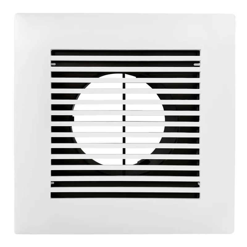ABS Plastic Square Vent Grille with Damper for Wall Airflow Control Suitable for Residential and Commercial Use