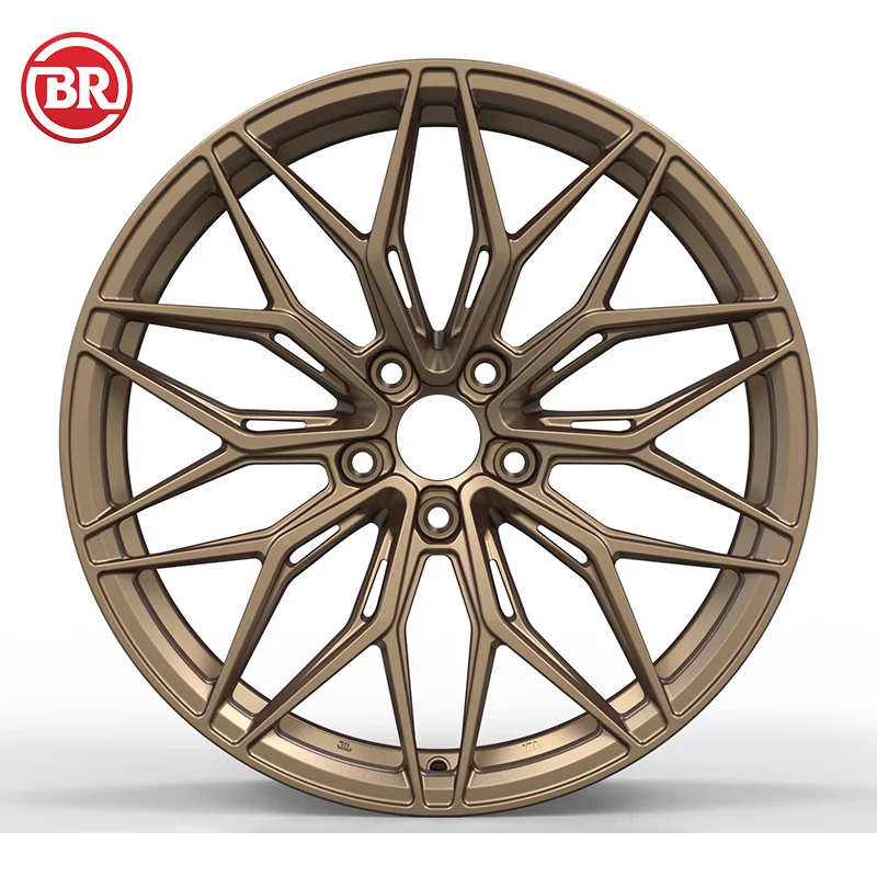 Custom 18-26 Inch Forged Alloy Wheels 5x114.3 5x120 5x130 Luxury Automotive Customized Colors Borui Rims