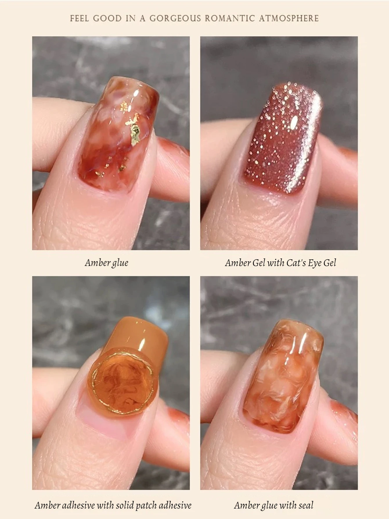 10 مللي 2025 الخريف الشتاء الجليد شفافة مبيعا ميلارد السلحفاة قذيفة هلام العنبر هلام طلاء الأظافر لعيد الميلاد هالوين #3