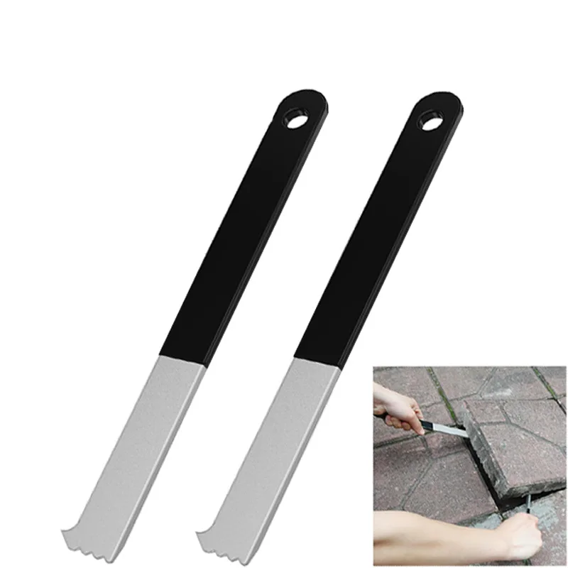 Paving Brick Extractor Tool With Micro Toothed Joint Scraper For Garden Pavement Brick Replacement