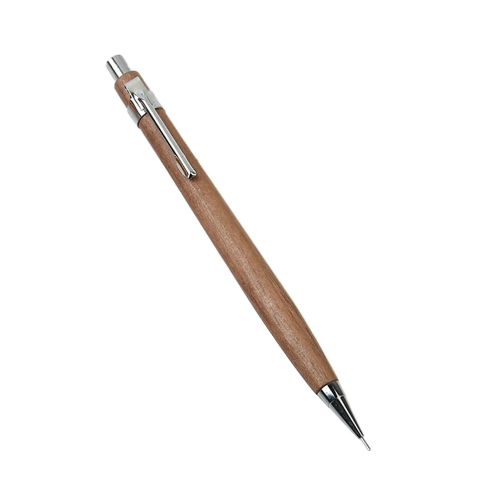 

Multifunctional Wooden Mechanical Pencil 0.5mm Comfortable Grip Automatic Pencil Propelling Pencil School Office