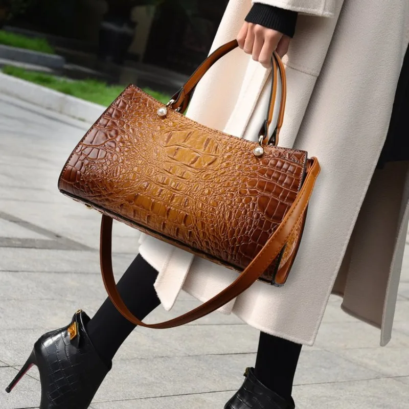 Designer Shopper Diaper Bag Women Large Capacity Tote Handbag Leather Shoulder Crossbody Messenger Purse