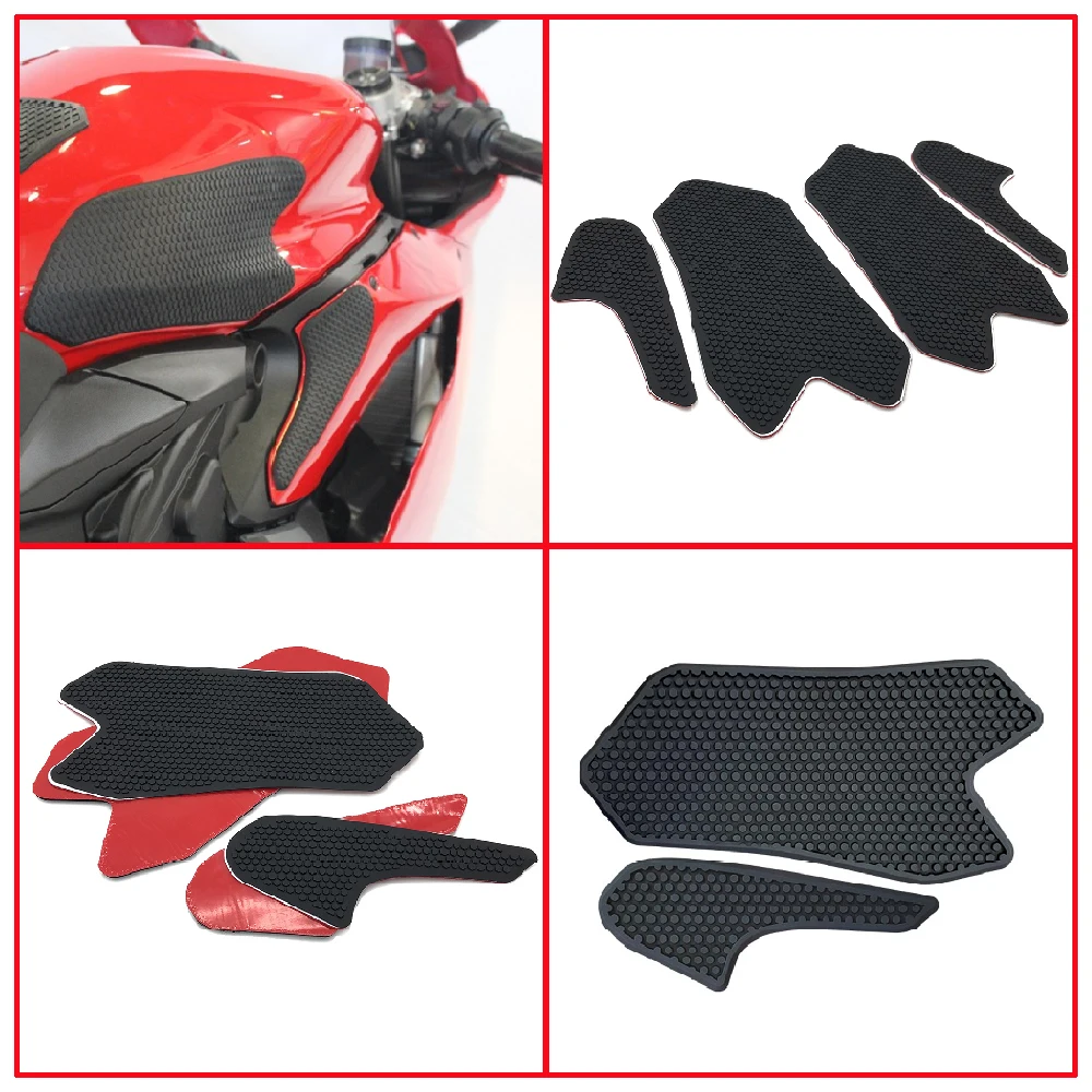 

Fit for Ducati PANIGALE 899 959 1199 1299 R S ABS 2013-2019 Motorcycle Tank Grips Pad FuelTank Side Traction Knee Anti Slip Pads