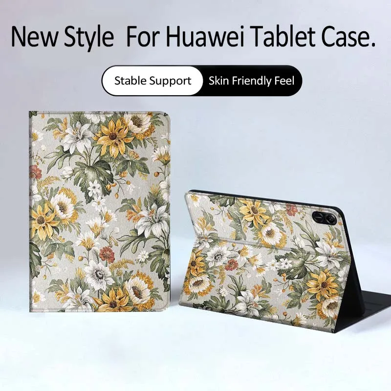 

Beautiful floral fragments For Huawei MatePad Pro Air 12 X Honor Pad 8 V8 9 13 GT GT2 3 12.6 13.3 Inch Tablet Case