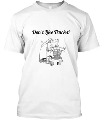 Love A Trucker T-Shirt Made in the USA Size S to 5XL