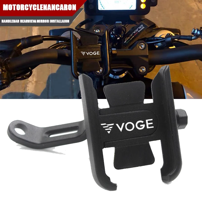 

For Loncin Voge 500r 300r 180 300rr 200ac Motorcycle CNC Aluminum Accessories Handlebar Mobile Phone Holder GPS Stand Bracket