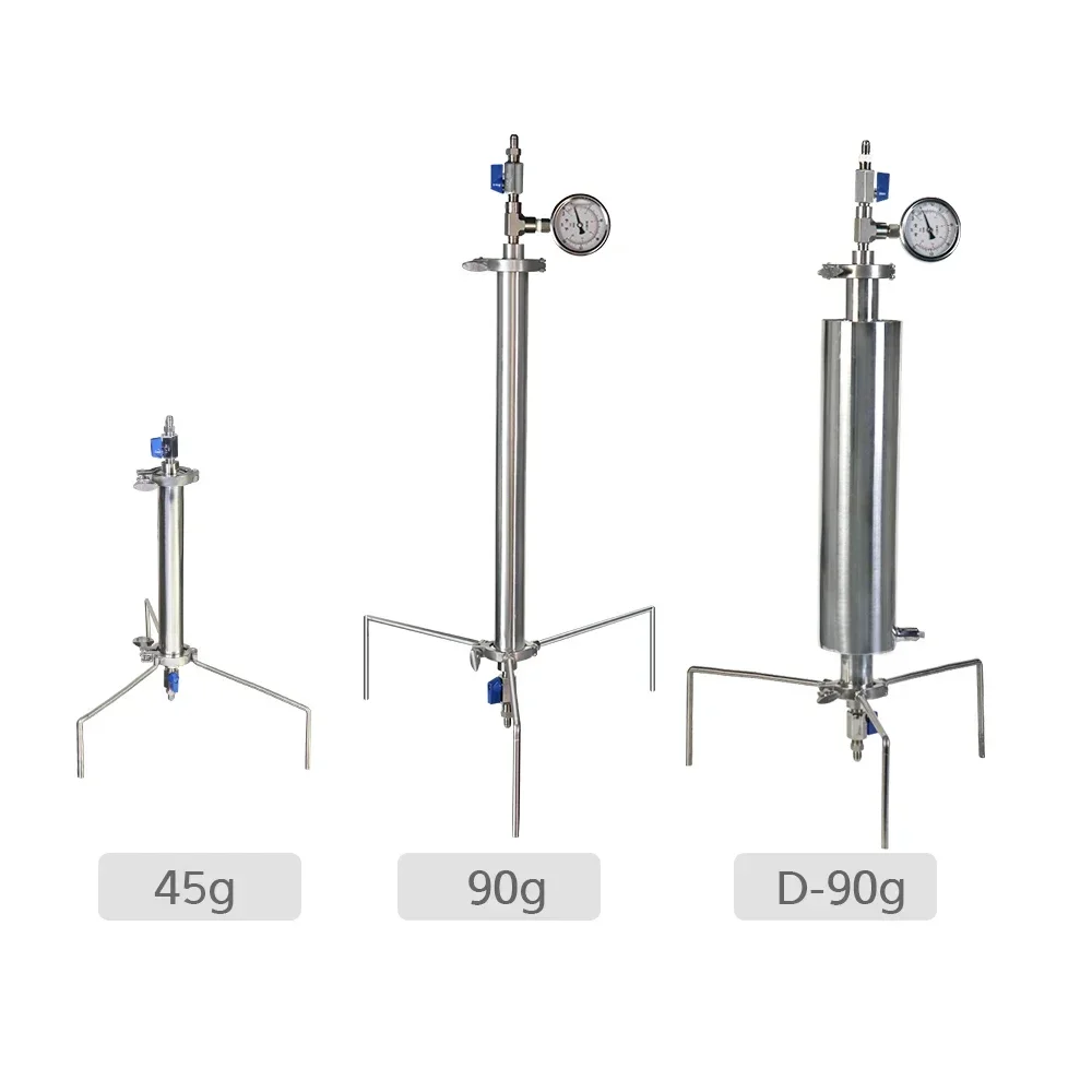 Pressure Equipment 45G~90G Single/Double Layer Closed Loop Extractor Tube Kit Laboratory