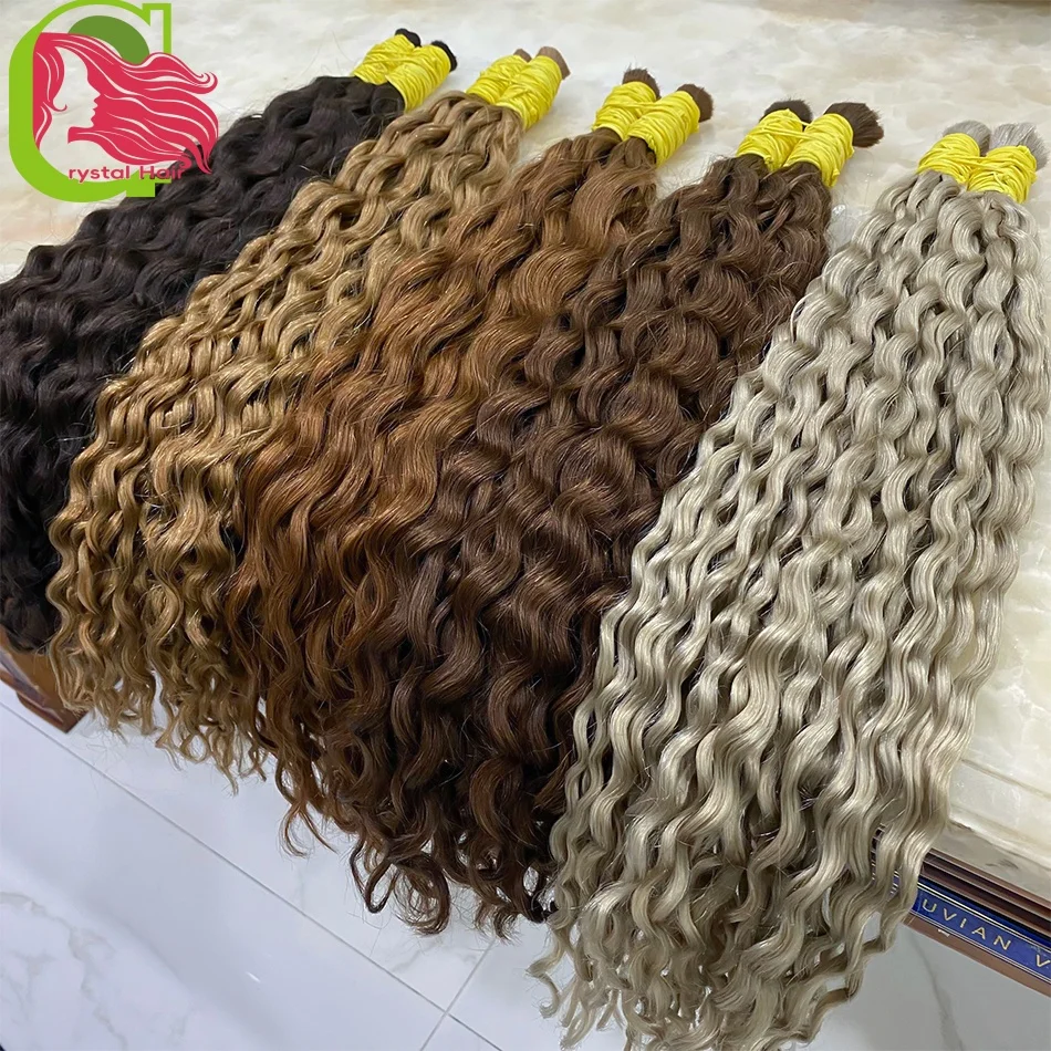 

Натуральные волосы для плетения кос, пучки для наращивания, глубокая волна, натуральные волосы для плетения кос в стиле бохо, кудрявые волосы с эффектом водной волны