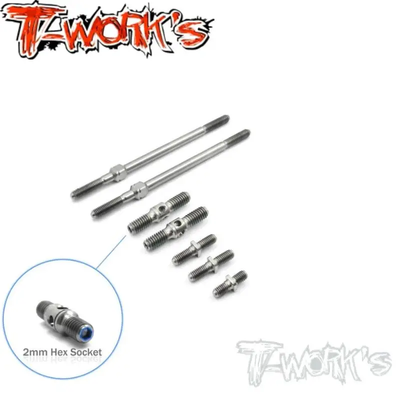 

Original T works TB-105 64 Titanium Turnbuckle Set For ARC R8.0 2016 Rc part