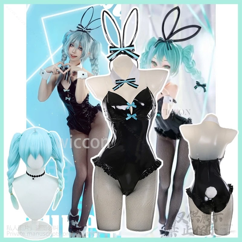 

Anime Mikkuu 16th Anniversary Cosplay Game Project Sekai Bunny Girl Uniform Sexy Jumpsuit Cos For Halloween Christmas Customized