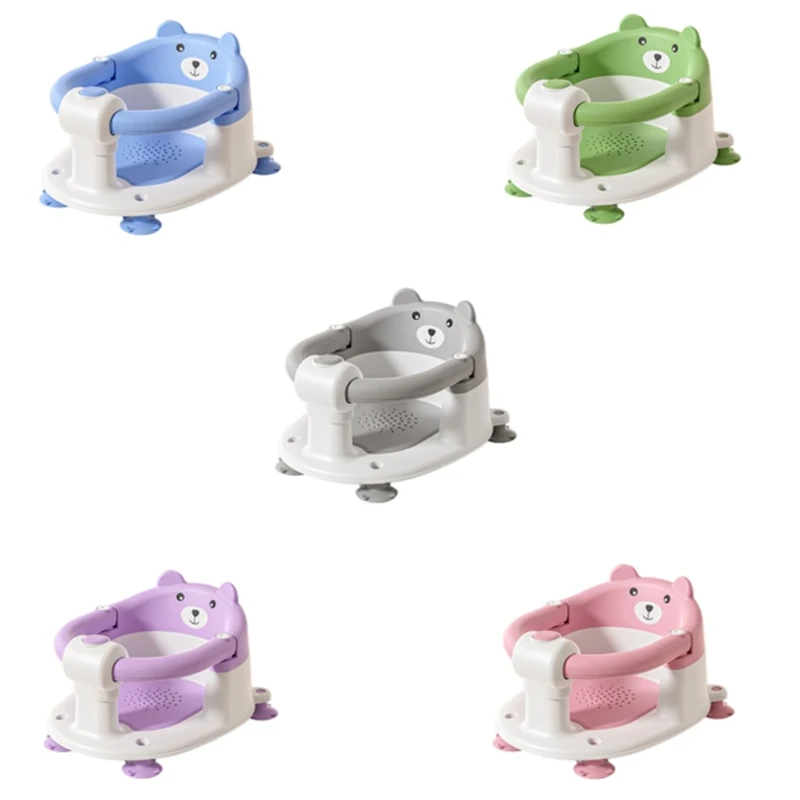 Bath Chair for Baby 360 Degree Surrounded Infants Bathtub Stool Nonslip Bottom