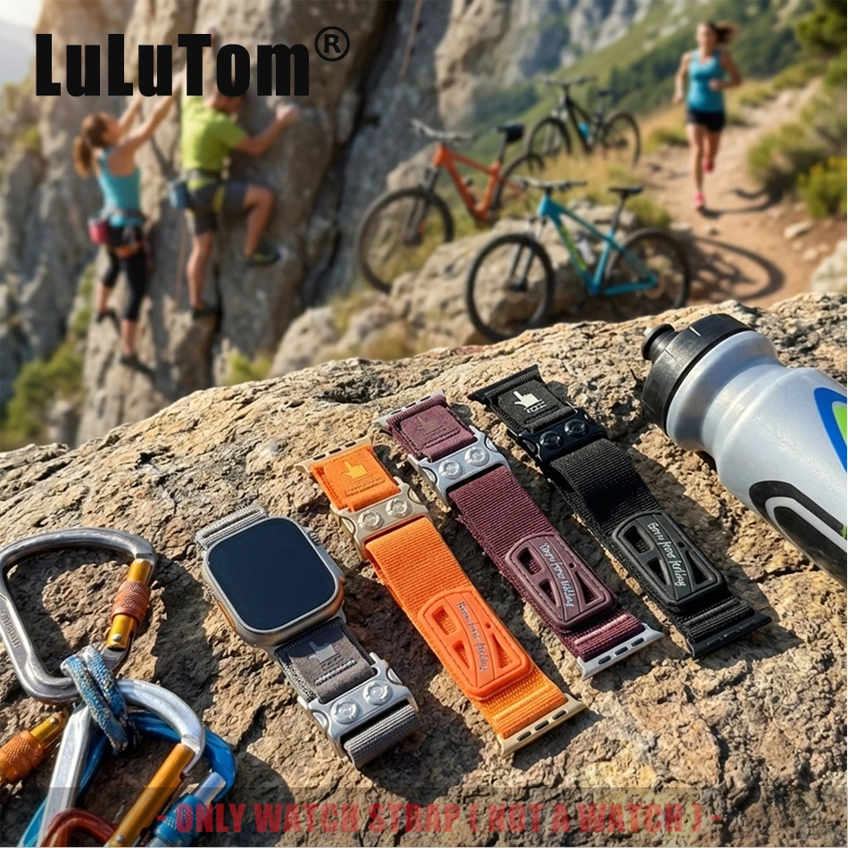 

Магнитный нейлоновый ремешок для Apple Watch 11 10 9 8 7 6 5 4 3 2 SE, спортивный ремешок на липучке для Iwatch Series 38 40 41 42 44 45 46 49 мм