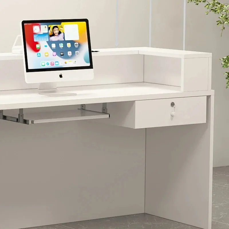 مكتب حديث رائع وبسيط، تصميم استقبال بسيط، طاولة بار فاخرة، مركز عتيق، أثاث تجاري