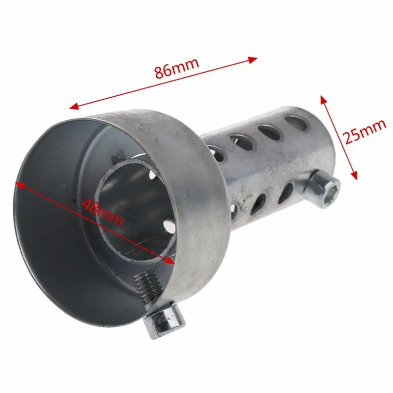 42mm/45mm/48mm Motorcycle Can DB Killer Silencer Noise Sound Eliminator Exhaust Adjustable Muffler Silencer