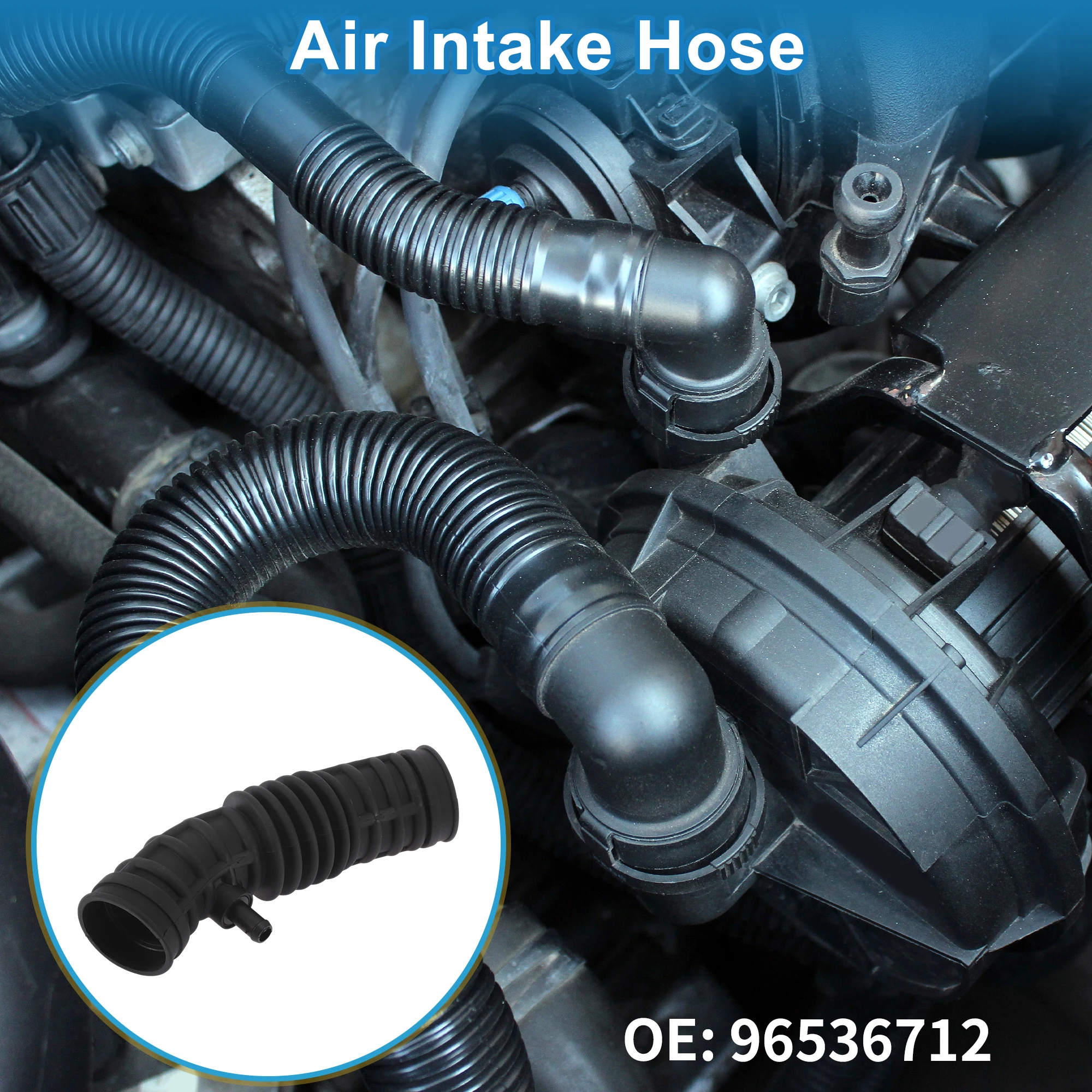 X Autohaux Engine Air Intake Hose for Daewoo KALOS 1.4 Air Cleaner Intake Hose No.96536712