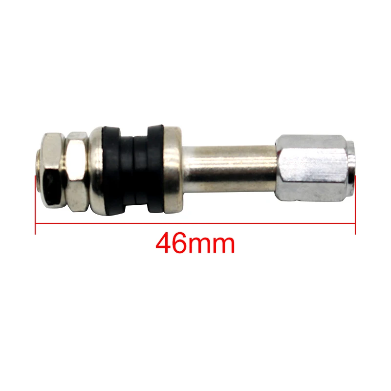 2/4/8Pcs TR43E Metal Car Truck Motorcycle Tubeless Tire Tyre Valve Stems with Dust Cap For Motorcycles Motorbike Cars Bicycles