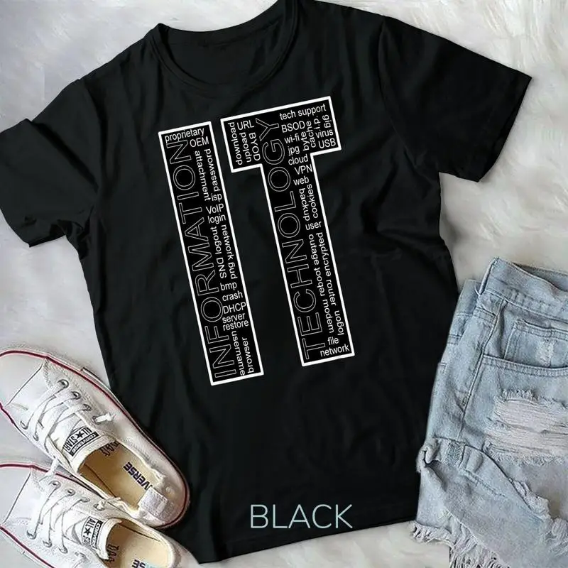 IT Information Technology Vocabulary T Shirt Unisex T shirt