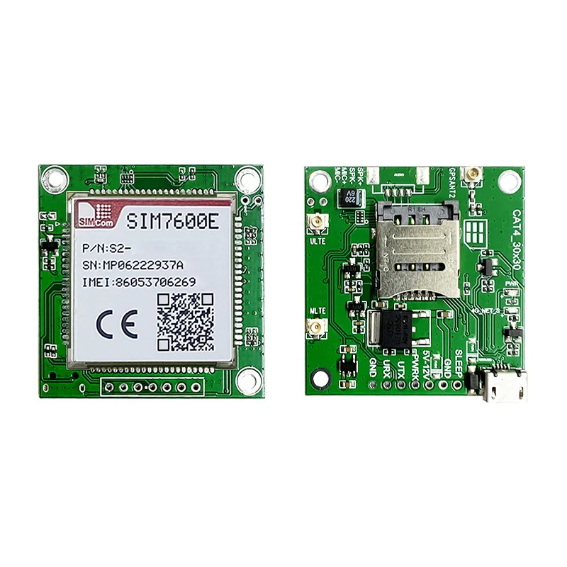 SIM7600E Core Board SIMCOM 4G+GNSS LTE CAT1 Module Wireless Communication Modem Development Kit Europe/Middle East/Africa