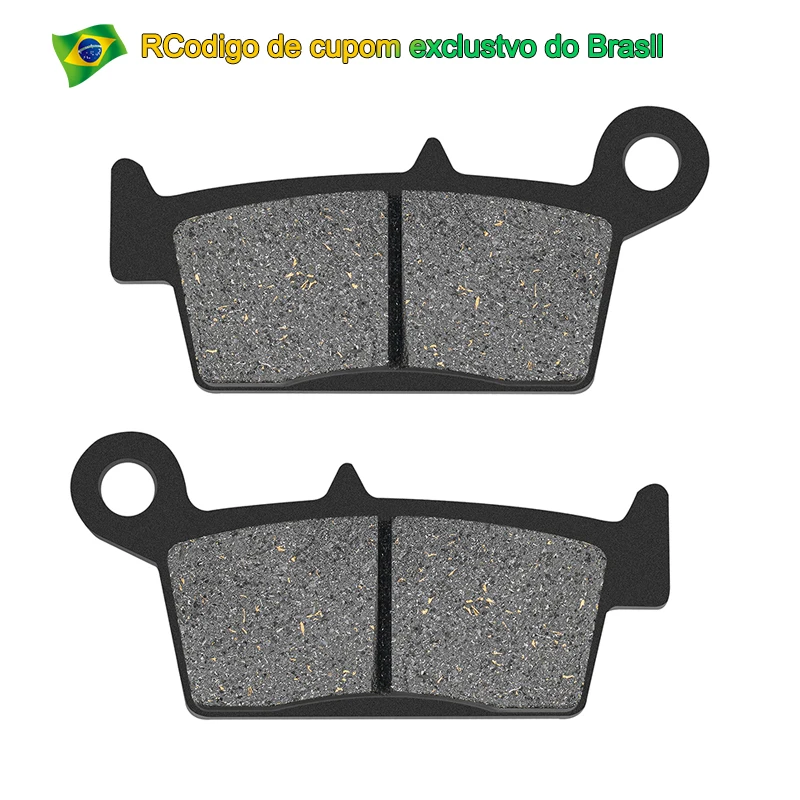 1 par de pastilhas de freio traseiro para motocicleta, para honda cb 50 v cb50v nsr 75 80 xr 100 m5 sl 230 crm 250 r nx 4 falcon peças de motor pastilha de freio