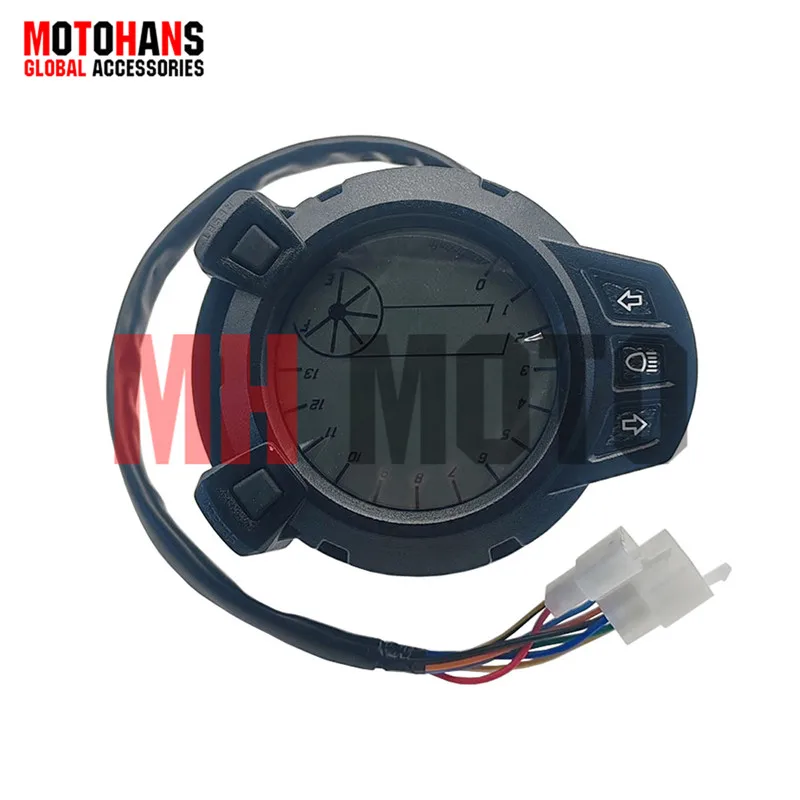 

DIGITAL SPEEDOMETER 7 COLORS 7 MALE PLUG+2 MALE PLUG MOTORCYCLE PARTS FOR YAMAHA BWS125