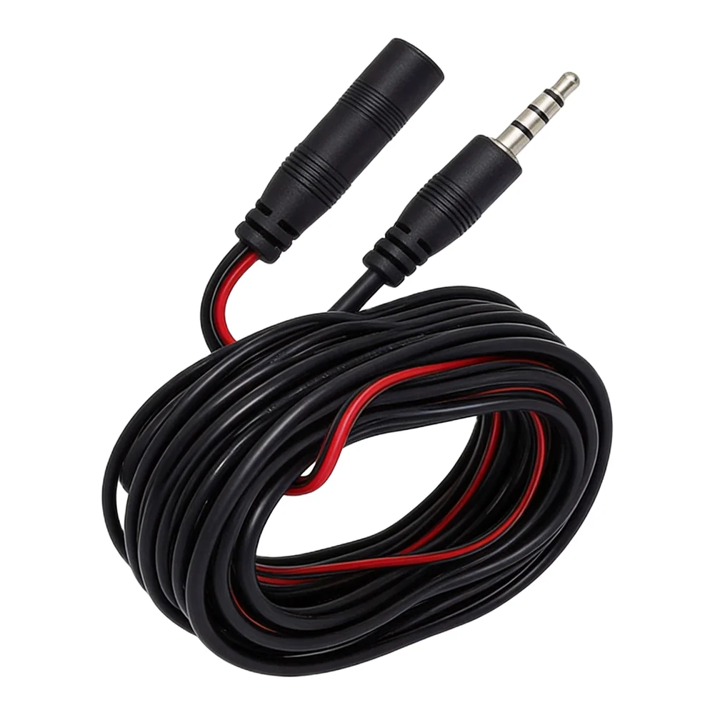 10m 32 8ft Extension Cable 5 Pin 2 5mm Wire for Car DVR Backup Rear View Camera Compatible with Vehicle Power Outlet 12V 24V