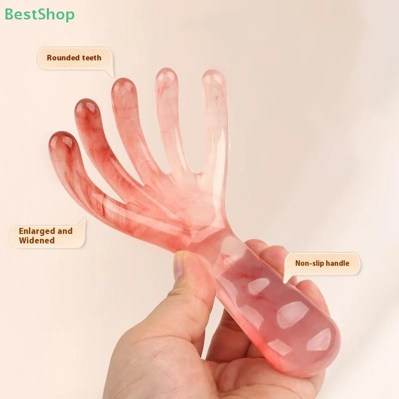 

Массажер для кожи головы, скребок для головы, портативный спа-массажер для головы для глубокой релаксации, можно использовать на каждой части тела