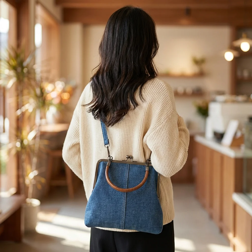 

Модная женская сумка в винтажном стиле, универсальная темно-синяя дизайнерская сумка через плечо, женские джинсовые сумочки, модные сумки через плечо