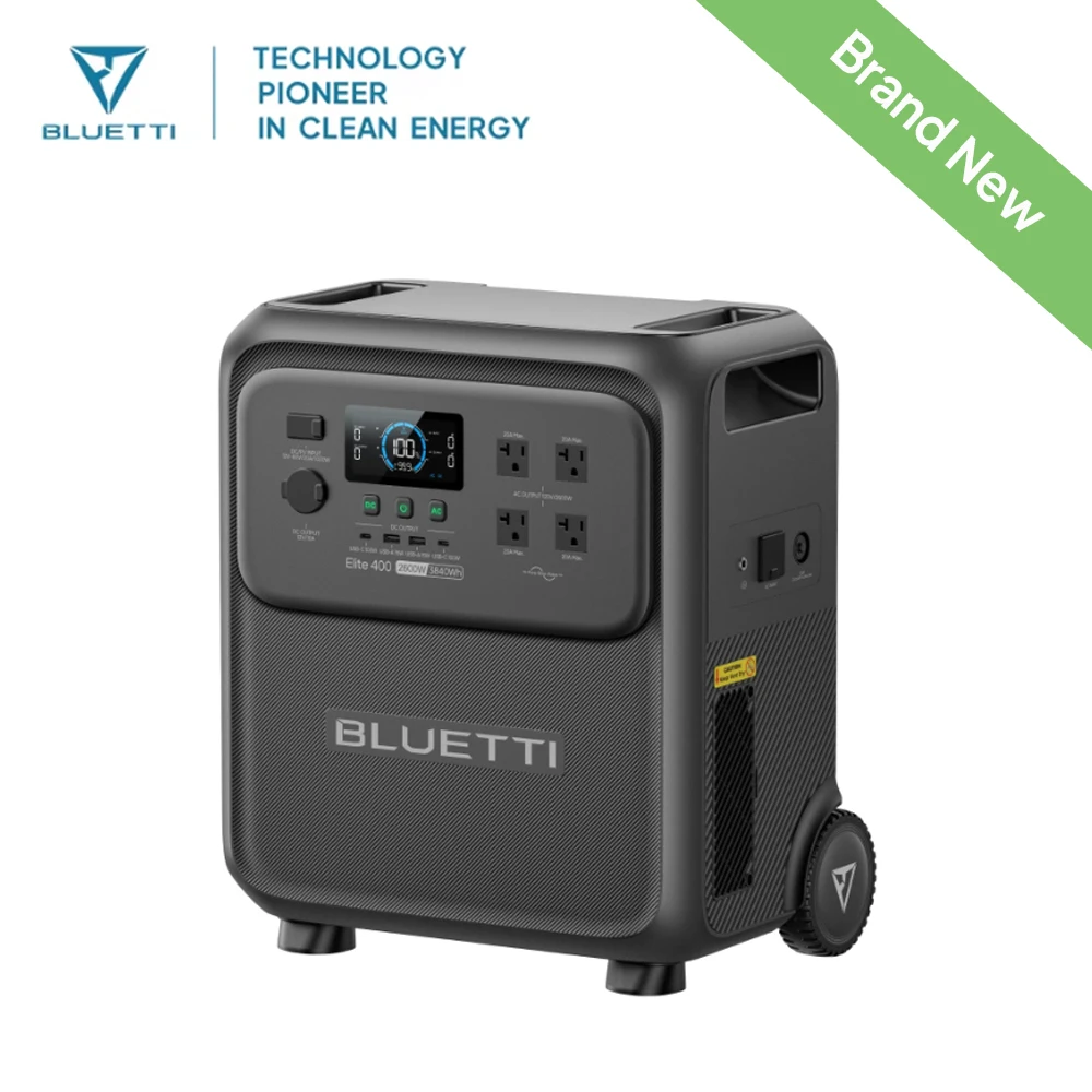 BLUETTI Elite 400 2600W 3840Wh Ultra Large Capacity Solar Power Station Multi High Power Ports Fast Dual Charging 6000 Long Cycle Battery Pack for RV Trailer Overlanding Permanent Off Grid Cabin Camping view 5