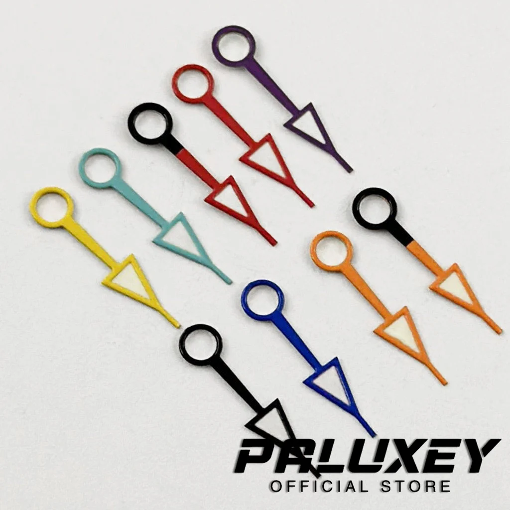 GMT NH34 Green Luminous Red Blue Green Purple Black  Orange GMT Hands 12.5MM Fit NH34A Movement Replacement Parts