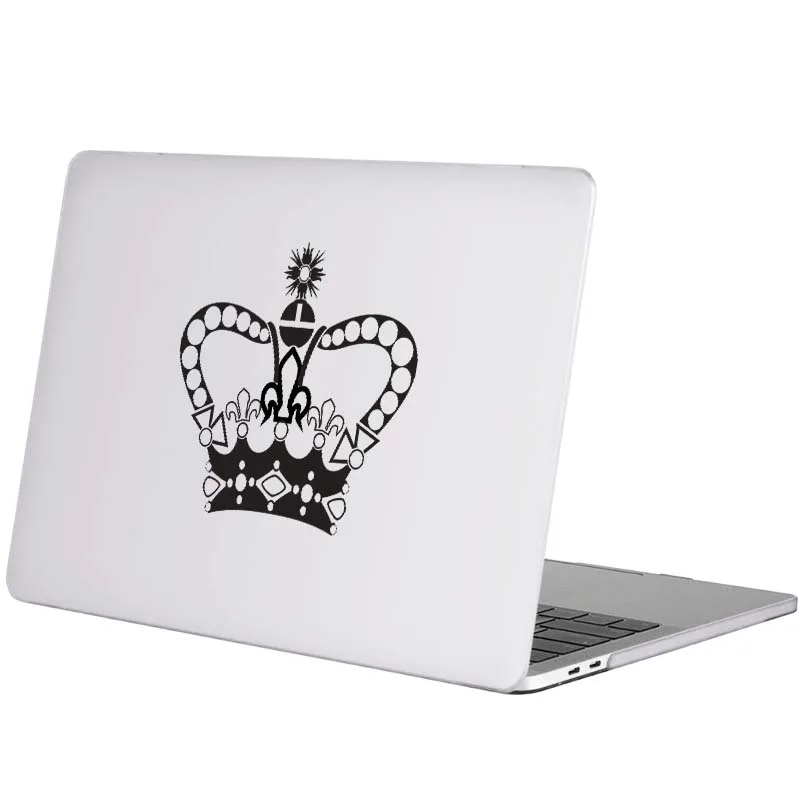 King Crown Creative Decor Laptop Sticker for Apple MacBook Air Pro 14 Retina 13 15 Inch Mac Cover Skin Vinyl Asus Notebook Decal