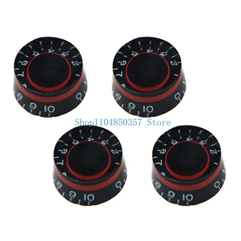 652F Guitar Potentiometer Knobs Guitar Turner Knobs Replacements Bass Effect Button Control Knobs Turning Knobs Bass Knobs