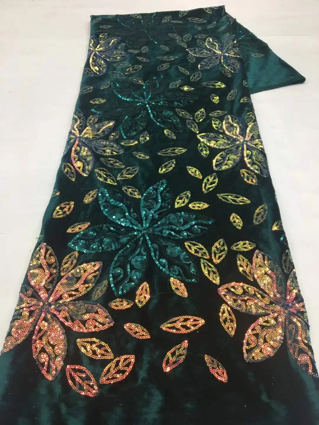 New Arrivals, .Velvet Fabric .Sparkle Sequins Embroidery French Tulle Net, African Lace For Weddings, Evening Dress, Party,