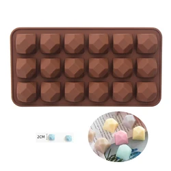Gemstone Shape Silicone Mold Chocolate Candy Mould Resin Plaster Molds Baking Tool