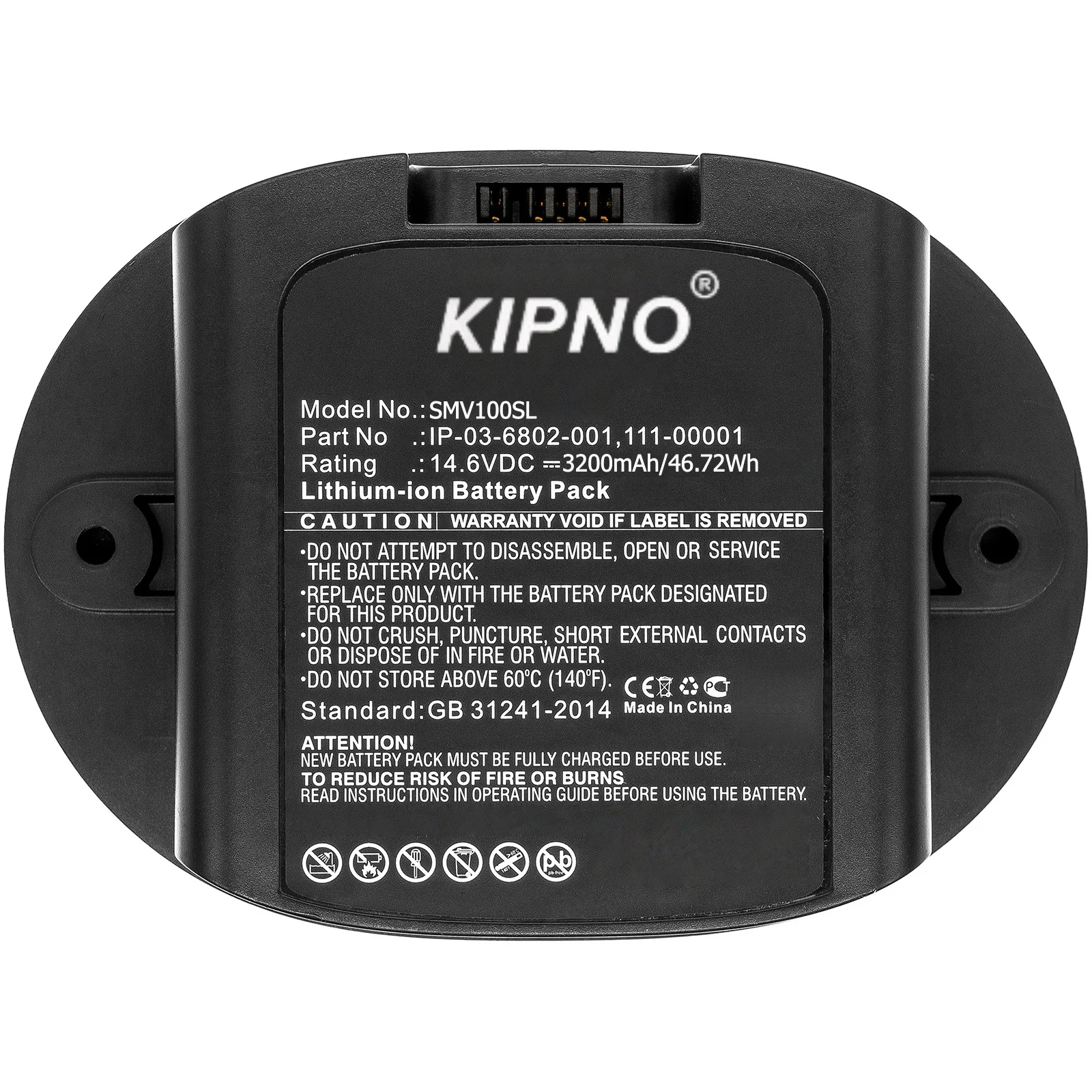 

KIPNO 14.6V 3200mAh Speaker Battery IP-03-6802-001, 111-00001 for Sonos Move, MOVE1US1